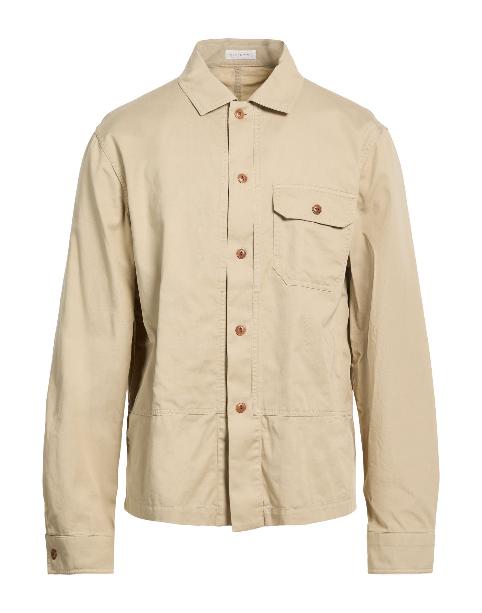 GLANSHIRT Hemd Herren Sand von GLANSHIRT