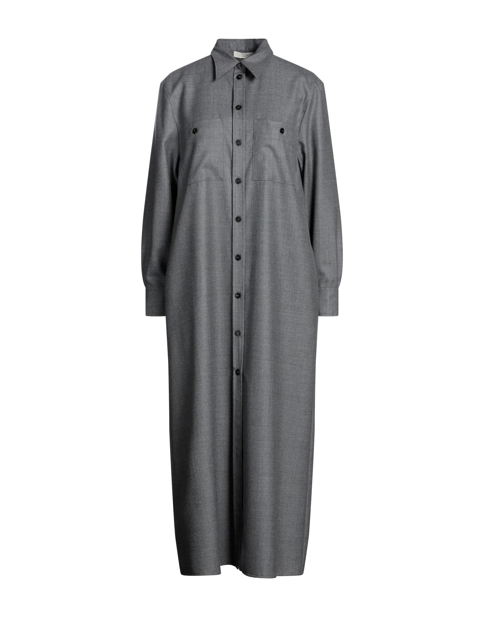 GLANSHIRT Midi-kleid Damen Grau von GLANSHIRT