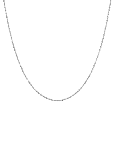 GLANZSTÜCKE MÜNCHEN Damen Kette 925/- Sterling Silber rhodiniert Silberhalskette von GLANZSTÜCKE MÜNCHEN