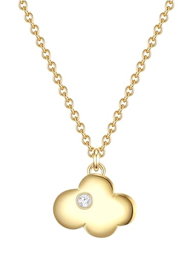 GLANZSTÜCKE MÜNCHEN Kinder Kette aus 925/- Sterling Silber mit Zirkonia von GLANZSTÜCKE MÜNCHEN