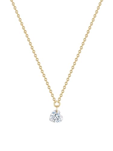 GLANZSTÜCKE MÜNCHEN Damen Kette mit Anhänger aus 925/- Sterling Silber mit Topas von GLANZSTÜCKE MÜNCHEN