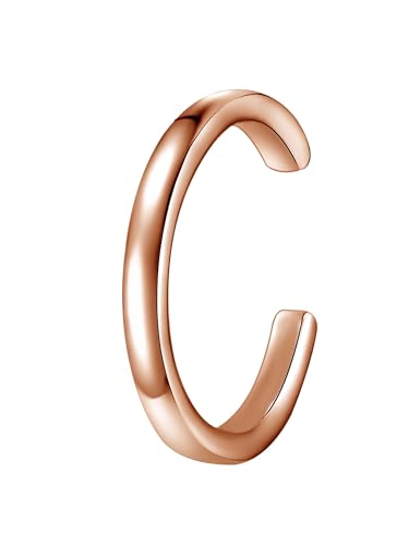 Glanzstücke München Damen Ohrklemme 925/- Sterling Silber rosévergoldet 14 Karat 1 Stück Silberohrklemmen von GLANZSTÜCKE MÜNCHEN
