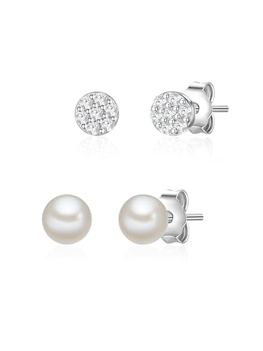Glanzstücke München Damen Ohrstecker aus 925/- Sterling Silber mit Zirkonia 2er Set Glanzstücke München Damen Ohrstecker aus 925/- Sterling Silber mit Zirkonia 2er Set von GLANZSTÜCKE MÜNCHEN