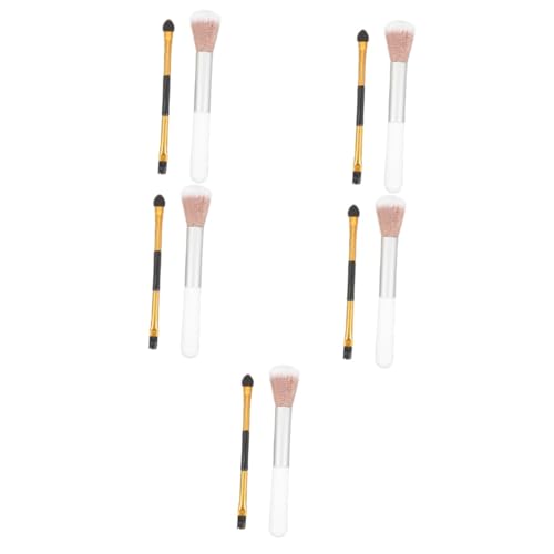 GLEAVI 10 Stk Make-up Pinsel pro brush kosmetikpinsel contour brush beauty pinsel make up pinsel Mädchen Lidschatten Concealer Pinsel Make-up-Tools Fräulein Augenbrauenbürste Plastik von GLEAVI