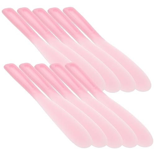 10st Maskenstab Werkzeugstab Kosmetische Spachtel Spatel Kleben Gesichtscremespatel Gesichtscreme Löffel Kosmetik-applikator-löffel Mini-beauty-scoop Mischen Wiederverwendbar von GLEAVI