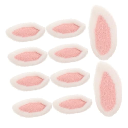 GLEAVI 10 Stück Teiliges Diy Haarclips mit Kaninchenohren Niedliche Haarschmuck Accessoires für Kreative Haarpins Geeignet für Bastelprojekte von GLEAVI