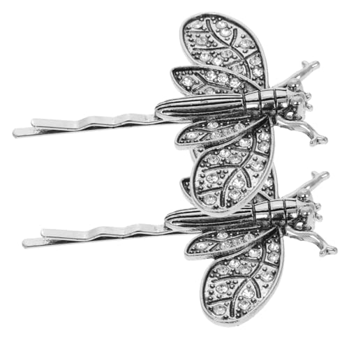 GLEAVI 2 Stück Vintage Haarnadeln Libellen Haarklammern für Damen Haaraccessoires mit Funkelnden Strasssteinen Partydekorationen für Besondere Anlässe und Feierlichkeiten GLEAVI 2 Stück Vintage Haarnadeln Libellen Haarklammern für Damen Haaraccessoires mit Funkelnden Strasssteinen Partydekorationen für Besondere Anlässe und Feierlichkeiten von GLEAVI