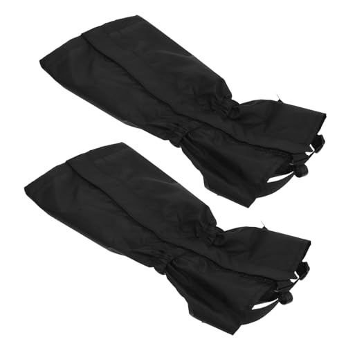 GLEAVI 2 Stück wasserdichte Verstellbare Outdoor Gamaschen mit Rutschfestem Schutz für Bergsteigen Wandern Schnee und Schlamm Langlebig Leicht Kompakt Vielseitig Einsetzbar von GLEAVI