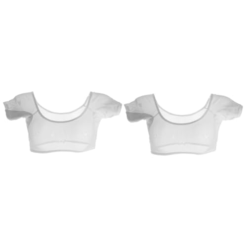 GLEAVI 2St Mesh-Sweatshirt sport weste damen tankini sportlich damen waschbares Achselpolster Achselpads schwitzen Fitness-Shirts für Männer Weste für Männer Achselschweißweste von GLEAVI