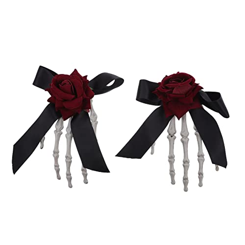 GLEAVI 2Stücke Halloween Haarschmuck Haarnadel mit Skeletthand Design für Halloween Partys und Cosplay Leicht und Tragbar Stark und Langlebig Ergänzung zu Kostümen GLEAVI 2Stücke Halloween Haarschmuck Haarnadel mit Skeletthand Design für Halloween Partys und Cosplay Leicht und Tragbar Stark und Langlebig Ergänzung zu Kostümen von GLEAVI