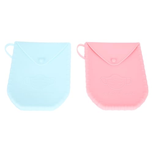 GLEAVI 2stücke Multifunktionale Organizer Masken Aufbewahrungstasche Antibakterieller Masken Aufbewahrungsbeutel Und Tragbar Für Schule Und Büro von GLEAVI