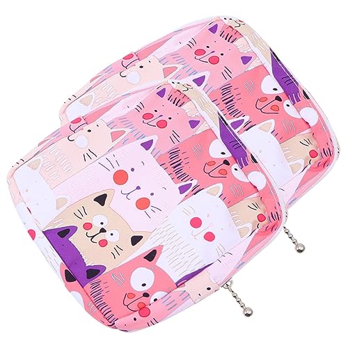 GLEAVI 4 Stück Tante's Handtuch-Aufbewahrungstasche damenbinden Aufbewahrungstasche travel Accessories Make-up-Taschen aus Segeltuch Münztüten multifunktionale Aufbewahrungstaschen Mini von GLEAVI