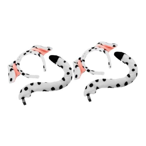 GLEAVI 4 Stück Welpenkopfschmuckset Stirnband Dalmatiner Hundeohren Stirnband Dalmatiner Kostüm Dalmatinische Kostümfrauen Hundeohren Cosplay Dalmatinerkostüm Für Damen Kurzer Plüsch GLEAVI 4 Stück Welpenkopfschmuckset Stirnband Dalmatiner Hundeohren Stirnband Dalmatiner Kostüm Dalmatinische Kostümfrauen Hundeohren Cosplay Dalmatinerkostüm Für Damen Kurzer Plüsch von GLEAVI