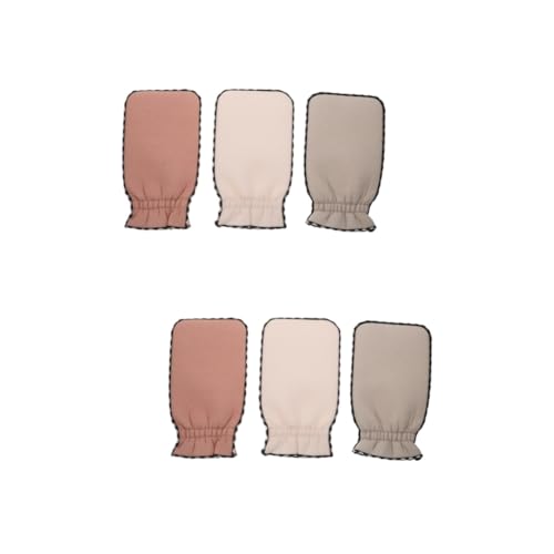 GLEAVI 6 Stk Peeling-handtuch Badeschrubber Duschbürsten Handschuh Abschleifen Badehandschuhe Für Die Körperwäsche Koreanischer Peelinghandschuh Tief Handtücher Pflanze Polyester Haushalt von GLEAVI