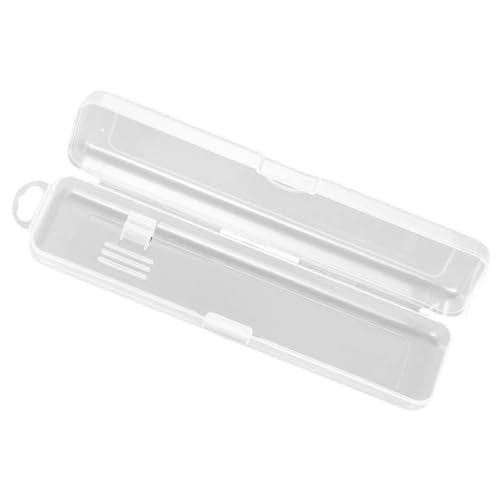 GLEAVI Kasten Transparente Zahnbürsten Box travel Toothbrush case reisezahnbürste etui Picknick-Löffel-Gabel-Box Etui für Zahnpastahalter Behälter für Zahnbürsten Reisezahnbürstenhalter von GLEAVI