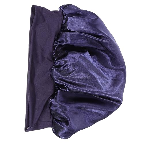 GLEAVI Praktische Satin Schlafmütze Für Damen Dekorative Haarwickel Elastische Nachtmütze Haarschutz Für Zuhause Geeignet Für Langes Und Lockiges Haar von GLEAVI