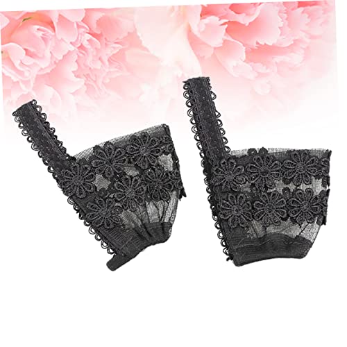 GLEAVI Schuhband Für High Heels Spitze Anti-loose-schnürsenkel Elastisches Schuhband Abnehmbare Schuhbänder Schwarz Für Damen Schuhe von GLEAVI