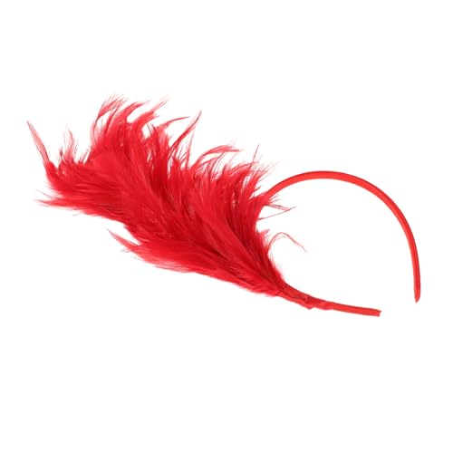 GLEAVI Stirnband Für Damen Mit Federn Kopfschmuck Für Hochzeiten Teepartys Und Bälle Langlebiges Haar-accessoire von GLEAVI