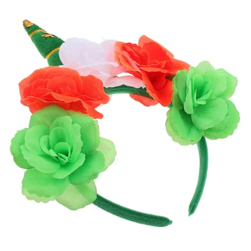 GLEAVI Haarreif Für Mädchen Einhorn-kopfbedeckung Für Patrick's Day Geburtstagsfeiern Und Festivals Strapazierfähiges Auffälliges Design Für Fest Und von GLEAVI