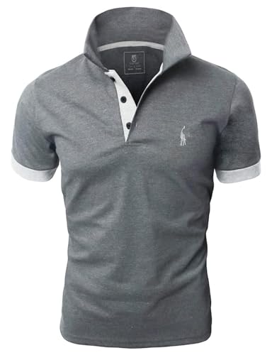 GLESTORE Kurzarm Poloshirt Herren T Shirt Männer Hemd Herren T-Shirt Sommer Polo Shirt Grau L GLESTORE Kurzarm Poloshirt Herren T Shirt Männer Hemd Herren T-Shirt Sommer Polo Shirt Grau L von GLESTORE
