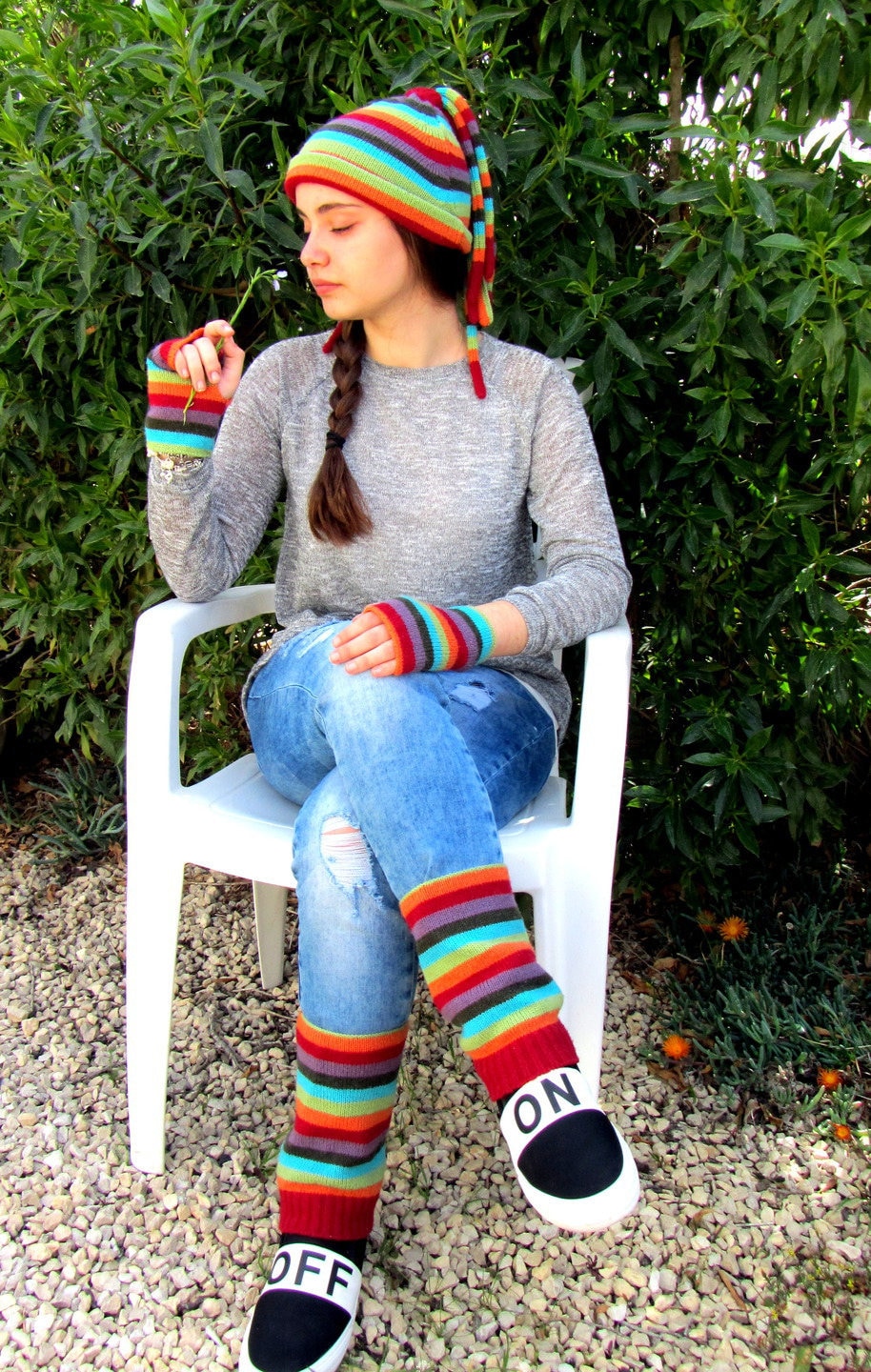 Gestreiftes Winterset Im Sportstil Gestreiftes Winterset Im Sportstil von GLEZANTdesign