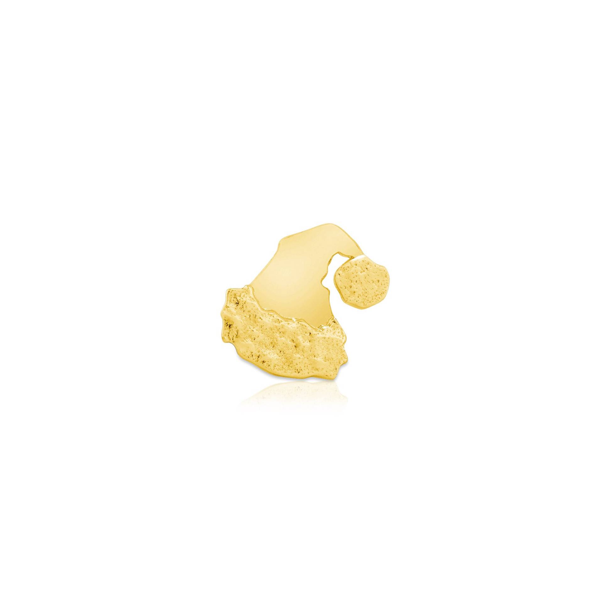 14K Gelb, Rose, Weiß, Solid Gold Santa Es Hat Stud Piercing, Body Schmuck 25G Fadenlos, 14G Und 16G Gewinde Pins 14K Gelb, Rose, Weiß, Solid Gold Santa Es Hat Stud Piercing, Body Schmuck 25G Fadenlos, 14G Und 16G Gewinde Pins von GLHJEWELRY