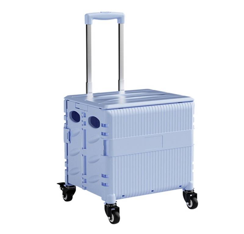 GLIESE Einkaufstrolley 45L Klappbarer Einkaufswagen mit 4 Schwenkrädern für Einkauf, Outdoor von GLIESE
