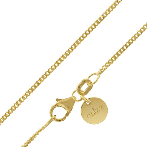 GLIZZ Damen-Kette für Anhänger 925 Silber Vergoldet Länge 40/45 cm GL8646-45 45 cm von GLIZZ