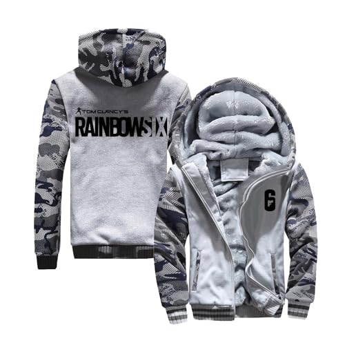 GLLUSA Gepolsterte Kapuzenpullover Für Herren Kapuzenpullover Für Rainbow Six Siege Langärmelig Oberbekleidung Kollisionsfarben-Sweatshirt Grafische Trainingsjacke-Camo-C||M GLLUSA Gepolsterte Kapuzenpullover Für Herren Kapuzenpullover Für Rainbow Six Siege Langärmelig Oberbekleidung Kollisionsfarben-Sweatshirt Grafische Trainingsjacke-Camo-C||M von GLLUSA