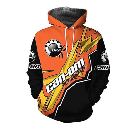 GLLUSA Herren-Pullover Kapuzenpullover Sportkleidung Für Can-am 3D-Druck Sweatshirts Langärmelig Oberbekleidung Oberteile Kapuzenpullover Gemütliche Sportstyle-A||XXL von GLLUSA
