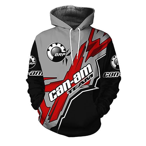GLLUSA Herren-Pullover Kapuzenpullover Sportkleidung Für Can-am 3D-Druck Sweatshirts Langärmelig Oberbekleidung Oberteile Kapuzenpullover Gemütliche Sportstyle-C||XL von GLLUSA