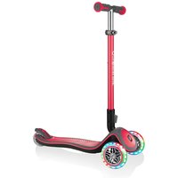 GLOBBER Scooter ELITE DELUXE LIGHTS mit Leuchtrollen, rot von GLOBBER