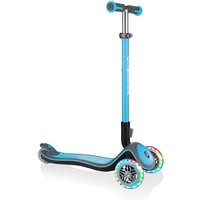 GLOBBER Scooter ELITE DELUXE LIGHTS mit Leuchtrollen, sky blau von GLOBBER