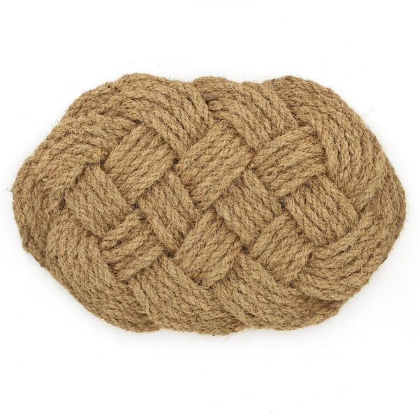 GLOBO Fair Trade Fußmatte FLECHTWERK, Kokosfaser von GLOBO Fair Trade