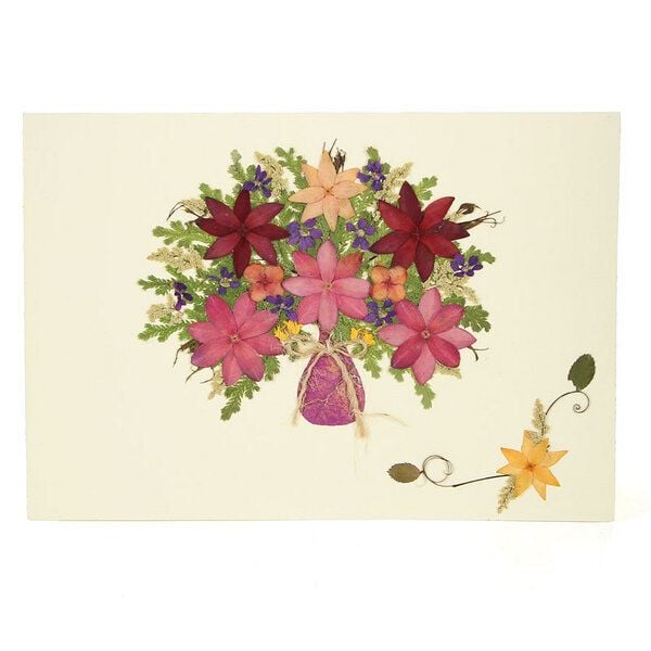 GLOBO Fair Trade Grußkarte Wildblumen SOMMERGLÜCK von GLOBO Fair Trade