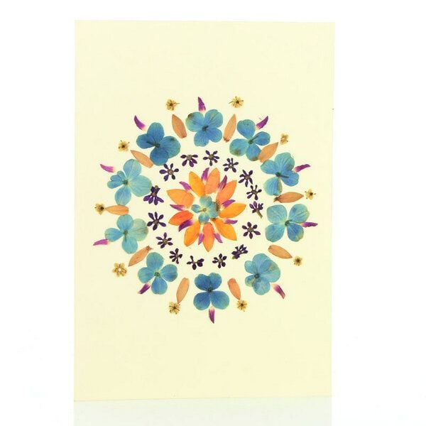 GLOBO Fair Trade Grußkarte Wildblumen VEILCHENTANZ von GLOBO Fair Trade