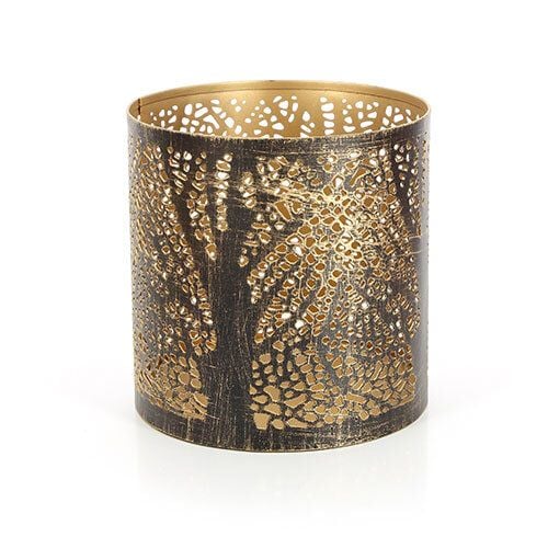 GLOBO Fair Trade Windlicht MÄRCHENWALD, Eisenblech von GLOBO Fair Trade