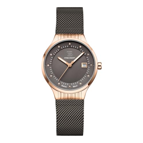 GLOCK Damen Quarz Uhr | 35mm Gehäuse | Armbanduhr mit Roségoldenem Edelstahlgehäuse | Grauem Zifferblatt | Grauem Mesharmband | 10ATM | GW-28-2-18 GLOCK Damen Quarz Uhr | 35mm Gehäuse | Armbanduhr mit Roségoldenem Edelstahlgehäuse | Grauem Zifferblatt | Grauem Mesharmband | 10ATM | GW-28-2-18 von GLOCK