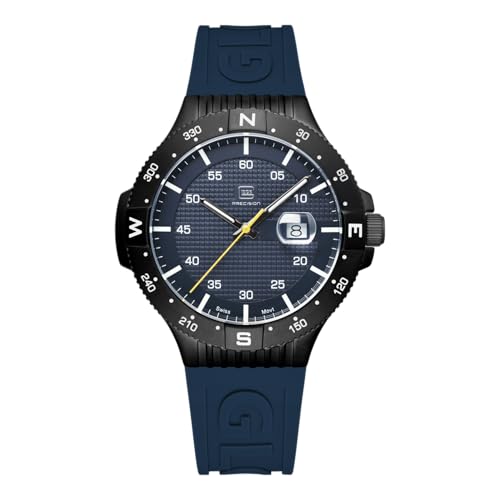 GLOCK Herren Quarz Uhr | 43mm Gehäuse | Armbanduhr mit Schwarzem Edelstahlgehäuse | Blauem Zifferblatt | Blauem Silikonarmband | 20ATM | GW-15-2-22 GLOCK Herren Quarz Uhr | 43mm Gehäuse | Armbanduhr mit Schwarzem Edelstahlgehäuse | Blauem Zifferblatt | Blauem Silikonarmband | 20ATM | GW-15-2-22 von GLOCK