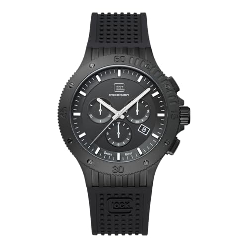 GLOCK Herren Quarz Uhr | 44mm Gehäuse | Armbanduhr mit Schwarzem Edelstahlgehäuse | Schwarzem Zifferblatt | Schwarzem Silikonarmband | 20ATM | GW-42-2-24 GLOCK Herren Quarz Uhr | 44mm Gehäuse | Armbanduhr mit Schwarzem Edelstahlgehäuse | Schwarzem Zifferblatt | Schwarzem Silikonarmband | 20ATM | GW-42-2-24 von GLOCK