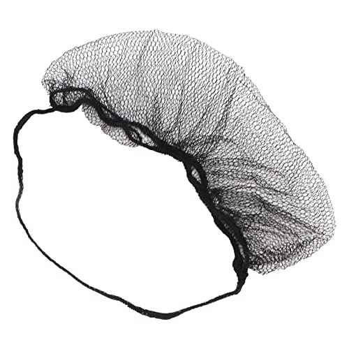 Bartabdeckungen, Latexfrei, Atmungsaktiv, 100 Stück, Elastisches Bartnetz für Männer für Restaurants (Schwarz) von GLOGLOW