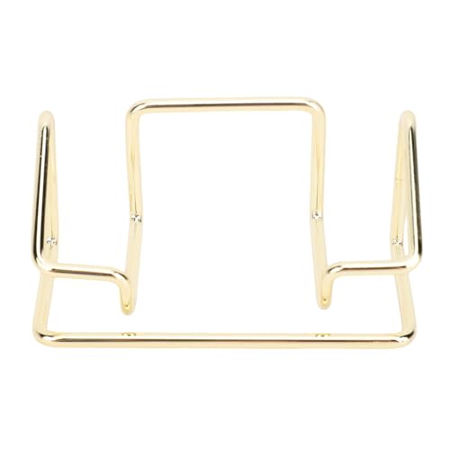 GLOGLOW Visitenkarten -Display -Stand -Visitenkartenhalter Iron Slick Finish Drop Proof Hält 50 Karten mit Poliertem Modernen Erscheinungsbild für Office Home Cafe (Gold) von GLOGLOW