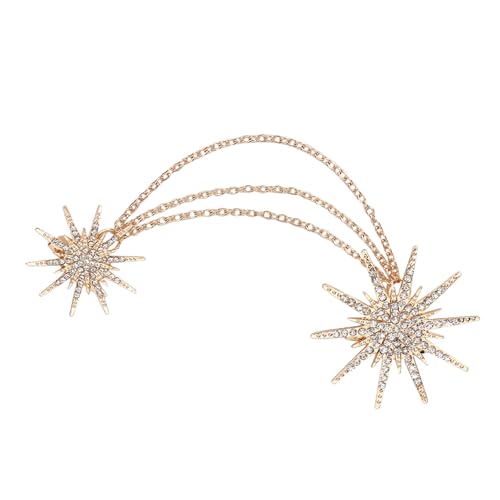 Stilvolle Brosche in Schneeflockenform mit Quastenkette, Exquisites Design, Geeignet für Messen Stilvolle Brosche in Schneeflockenform mit Quastenkette, Exquisites Design, Geeignet für Messen von GLOGLOW