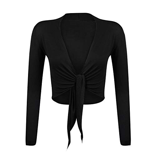 GLOMY Damen Bolero Chiffon Langarm Cardigan Propeller, Mehrfarbig Medium von GLOMY