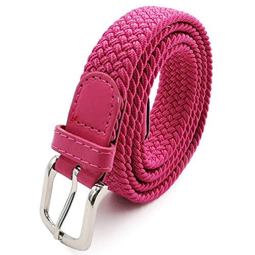 glomy * Geflochtener elastischer Gürtel für Jungen und Mädchen, Damen und Herren von 2,50 cm Breite, Fuchsia, 110 cm glomy * Geflochtener elastischer Gürtel für Jungen und Mädchen, Damen und Herren von 2,50 cm Breite, Fuchsia, 110 cm von GLOMY