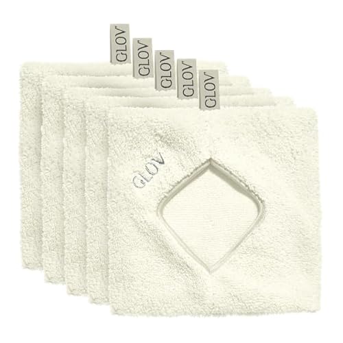 GLOV Set von 5 Mikrofaser Make-Up Entferner Tücher Handschuhe Hypoallergen Gesichtsreinigungstuch Waschlappen Gesicht nur mit Wasser Abschminktuch Wiederverwendbar Waschbar GLOV Set von 5 Mikrofaser Make-Up Entferner Tücher Handschuhe Hypoallergen Gesichtsreinigungstuch Waschlappen Gesicht nur mit Wasser Abschminktuch Wiederverwendbar Waschbar von GLOV