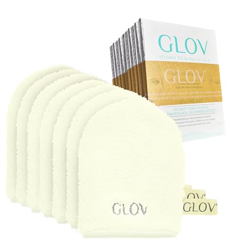 Mikrofasertücher Set mit 7 waschbaren Abschminktüchern Perfekt zum Entfernen von Makeup und zur sanften Gesichtsreinigung – nur mit Wasser Ideal für die tägliche Anwendung von GLOV