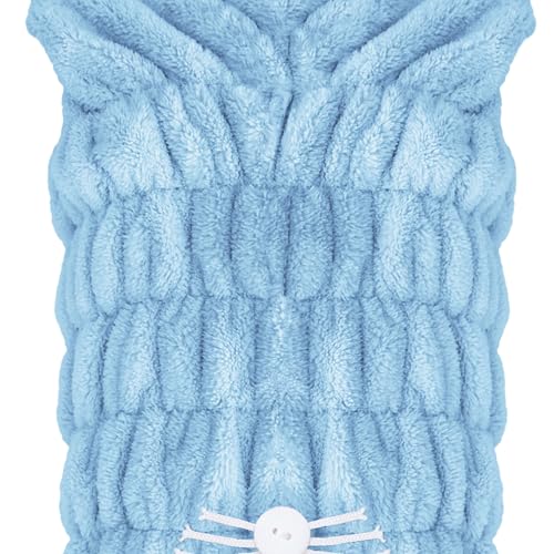 Glov Haarturban für Die Kleinen: Kuscheliges Badetuch mit Kapuze Im Superhelden-design Perfekt zum Trocknen Nach dem Baden und Macht Spaß von GLOV