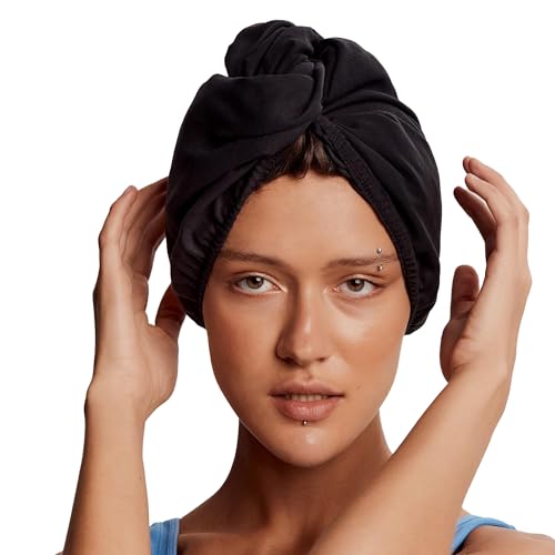 Glov Haarturban Mikrofaser Haar Handtuch-saugfähiges Locken Handtuch für Schnelles Trocknen Perfektes Plopping und Frizzfreie Locken Ideal für Alle Haartypen von GLOV