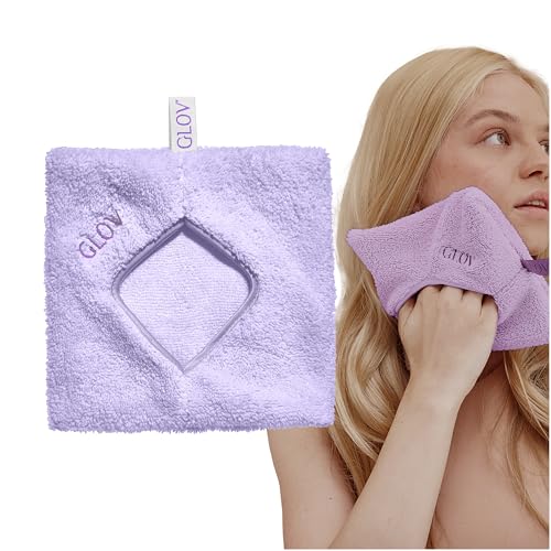 Makeup Entferner Microfaser Gesichtsreinigung Handschuh Alle Ledertypen (Very Berry) von GLOV